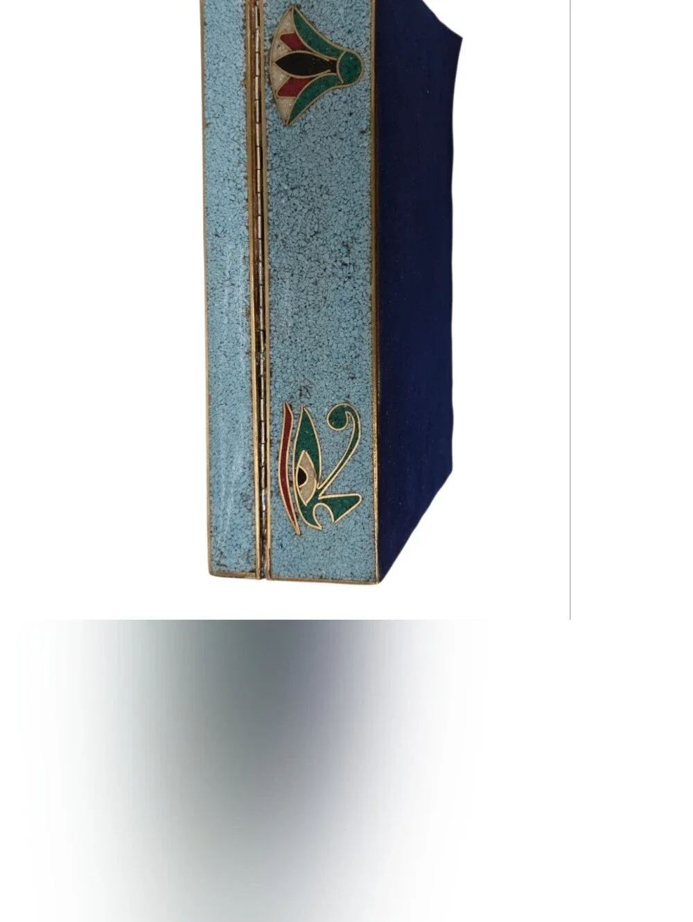 Egyptian Revival cloisonné enamel trinket box‎